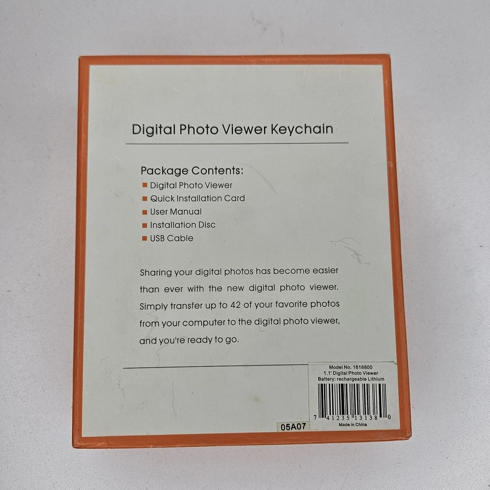 OVO Digital Photo Viewer Keychain New In Box - Image 4 of 4