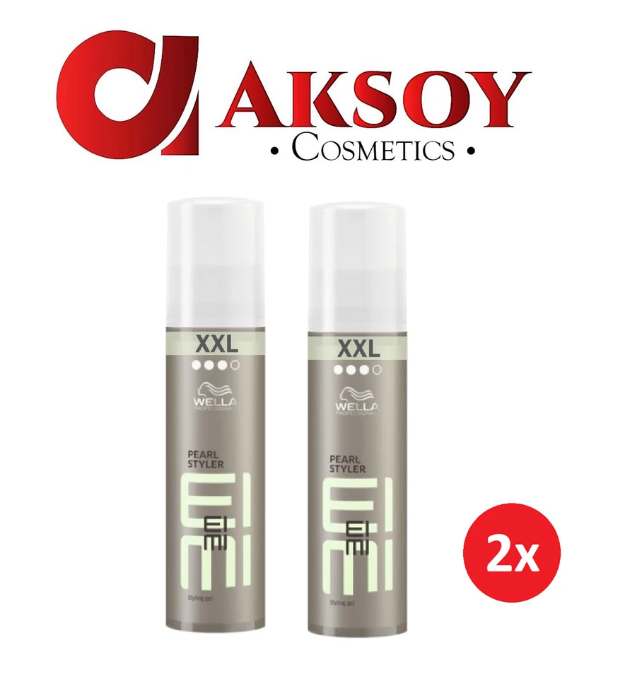 ( 79,67€ / L ) 2 x Wella Professionals EIMI Pearl Styler Styling Gel XXL 150 ml
