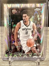 2025-26 Topps Chrome Dylan Harper #252 RayWave Refractor Rookie RC Spurs