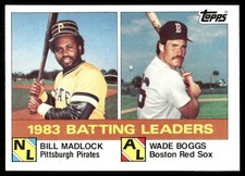 1984 Topps #131 Bill Madlock | Wade Boggs HOF [NM] [Base Set Baseball Card]