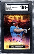 2024 TOPPS SERIES 2 CITY TO CITY AUTOGRAPH PAUL GOLDSCHIMDT /25 SSP SGC 9.5
