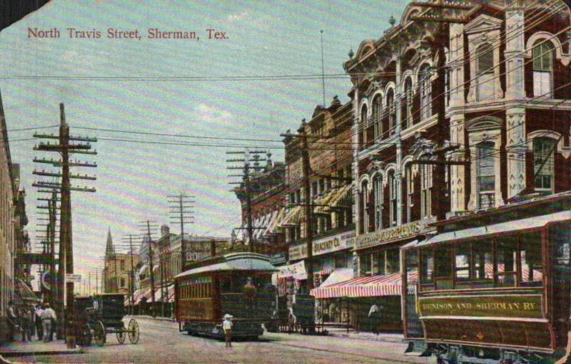 Sherman, Tex., North Travis Street