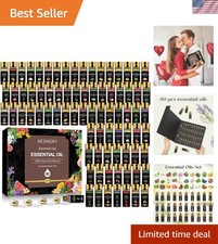 Essential Oil Set 80 Pcs,100 Natural Essential Oils Kit, Perfect for Diffuse...