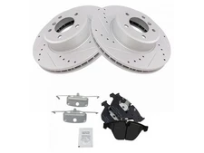 For 2006-2007 BMW 530xi Brake Pad and Rotor Kit Front 38237PVZD Brake Rotor