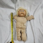Vintage Cabbage Patch Kids Doll, Baby Blonde Hair, Dimples Xavier Roberts '85