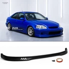 Fits 99-00 Honda Civic 2DR 3DR 4DR Polyurethane Type R Style Front Bumper Lip