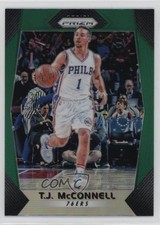2017-18 Panini Prizm Green Prizm TJ McConnell #5 1d3o