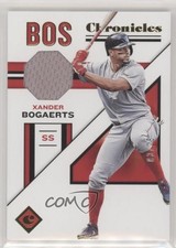 2019 Panini Chronicles Chronicles Swatches Gold 3/25 Xander Bogaerts #CS-XB h2f