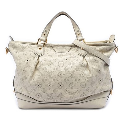 Louis Vuitton Monogram Mahina Stellar PM Pre-Loved Satchel Ivory