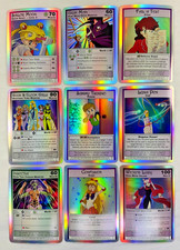 SAILOR MOON ARCHIVAL Dart 2000 Complete CCG HOLOFOIL Chase Card Set 1- 9 of 9