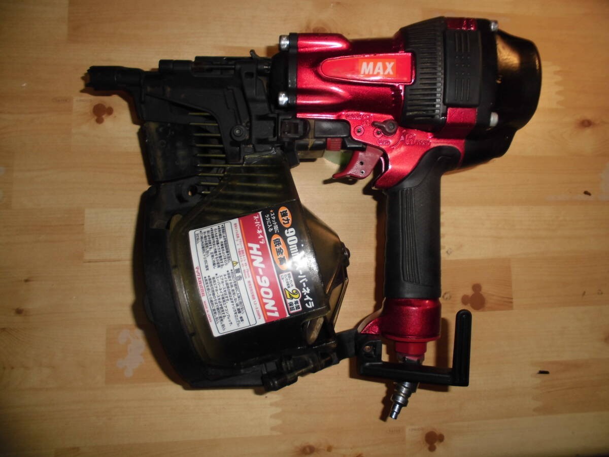 MAX HN-90N1 High Pressure Nailer 90mm Nail Gun Air Tool HN90N1 from Japan Used