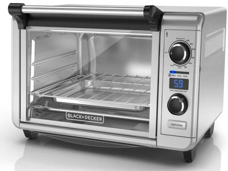 BLACK+DECKER 6Slice Digital Convection Countertop Oven Stainless Steel
Opens in a new window or tab