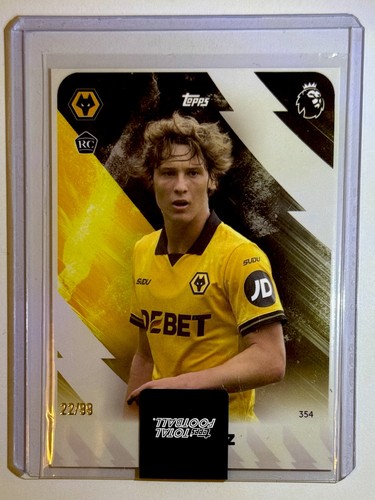 Fer Lopez RC /99 SEALED ROOKIE Topps Total Football Premier League ðªð¸