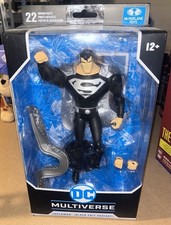 McFarlane DC Multiverse SUPERMAN BLACK SUIT VARIANT Animated 7 Action Figure
