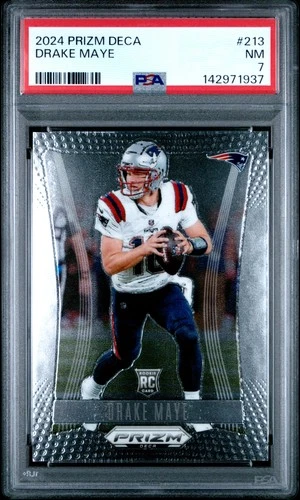 2024 PANINI PRIZM DECA #213 DRAKE MAYE ROOKIE RC PSA 7