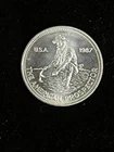 1987 Engelhard Prospector 1oz Silver Round .999 Fine