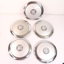 Set Of 5 - 1998-2003 Jaguar Xj8 Xjr Center Badge Wheel Caps Sticker Used Genuine