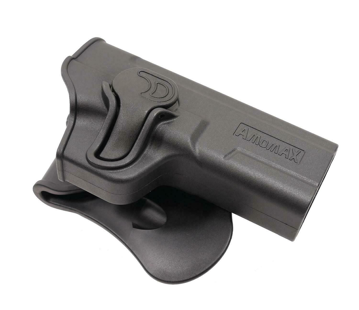 Amomax Airsoft Retention Belt Holster R/H Black CYMA CM.0127