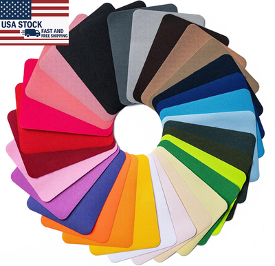 #ad 30PCS Iron On Fabric Repair Patches Multi Colored for Jeans Shirts Pants $10.99