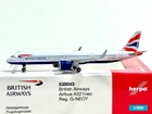 Herpa 1:500 British Airways Airbus A321neo G-NEOY 539043