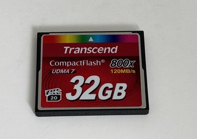 Transcend Compact Flash 32GB 800x High Speed Memory Card 