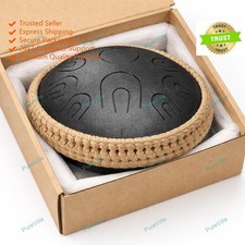 Musical Instrument Double Om Tongue Drum 22 Notes 14 Inch Happy Handpan Bowl Wit