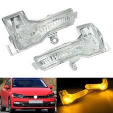 2x LED Außenspiegel Spiegelblinker Blinklicht Für VW Polo AE1,AW1,BZ1 ab.06/2017