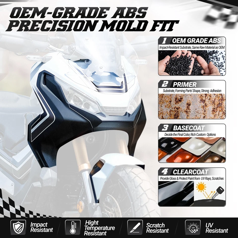 WOLFLINE Komplette ABS Plastiksatz Verkleidung für Honda X-ADV750 2017-2020 2019 - Bild 2 von 4