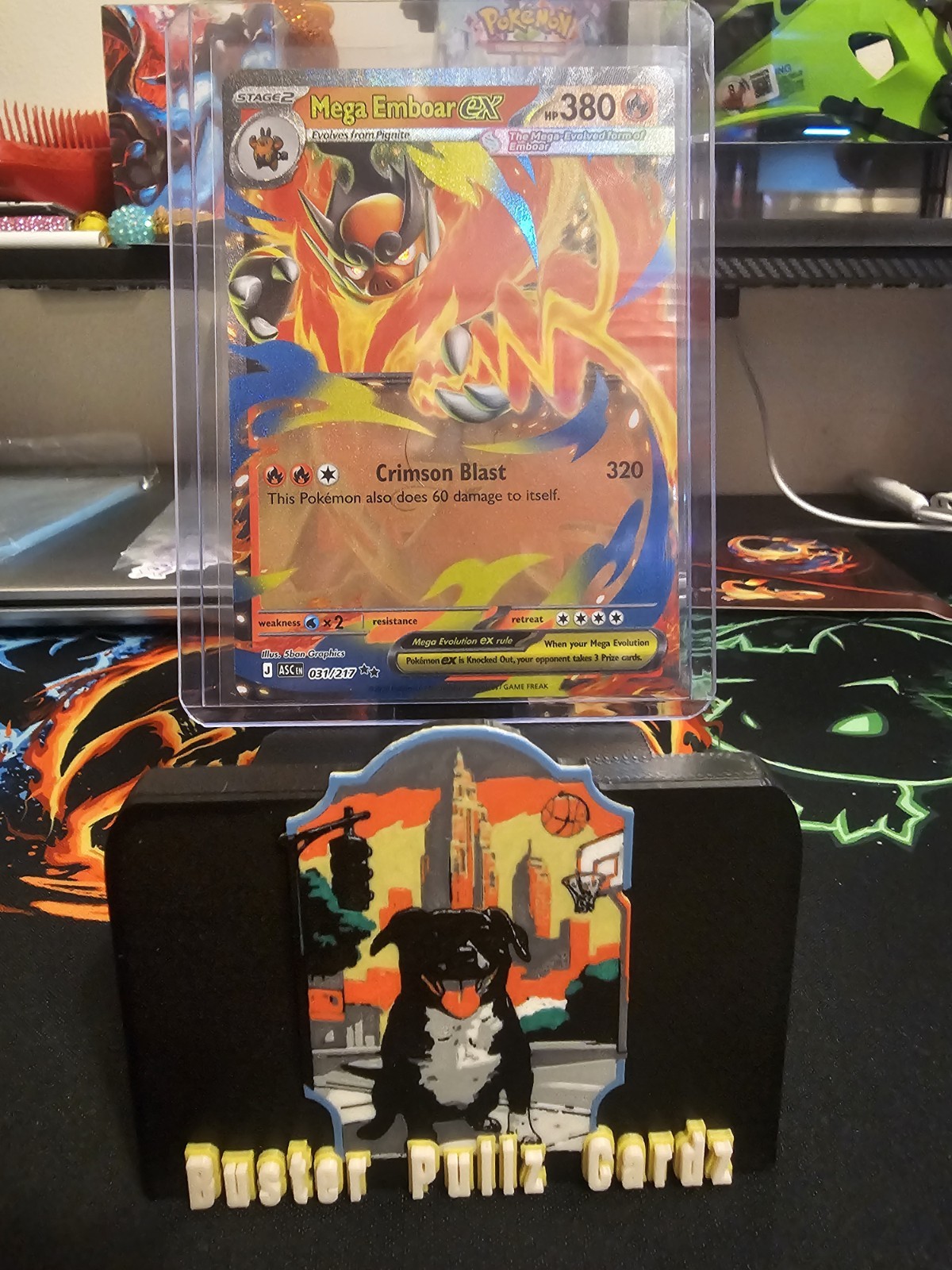 Pokemon 2026 Mega Evolutions Ascended Heroes Mega Emboar ex 031/217 Holo