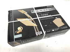 Glacier Bay Modern 1-Spray Dual Tub Fixed/Handheld Shower Heads Matte Gold