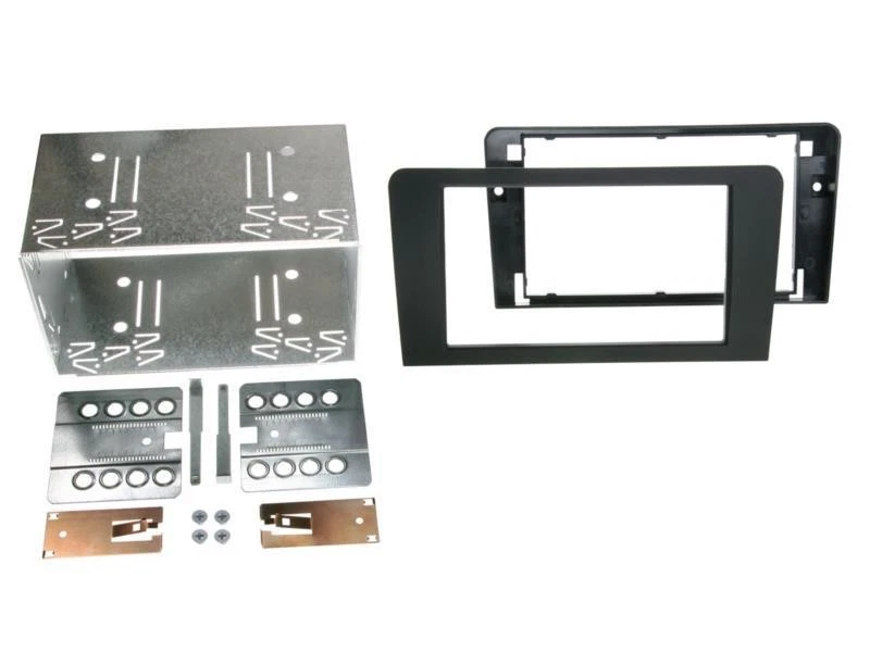 Kit Support Autoradio 2DIN compatible avec Audi A3 8P 03-12 Rubber touch - Photo 1/1
