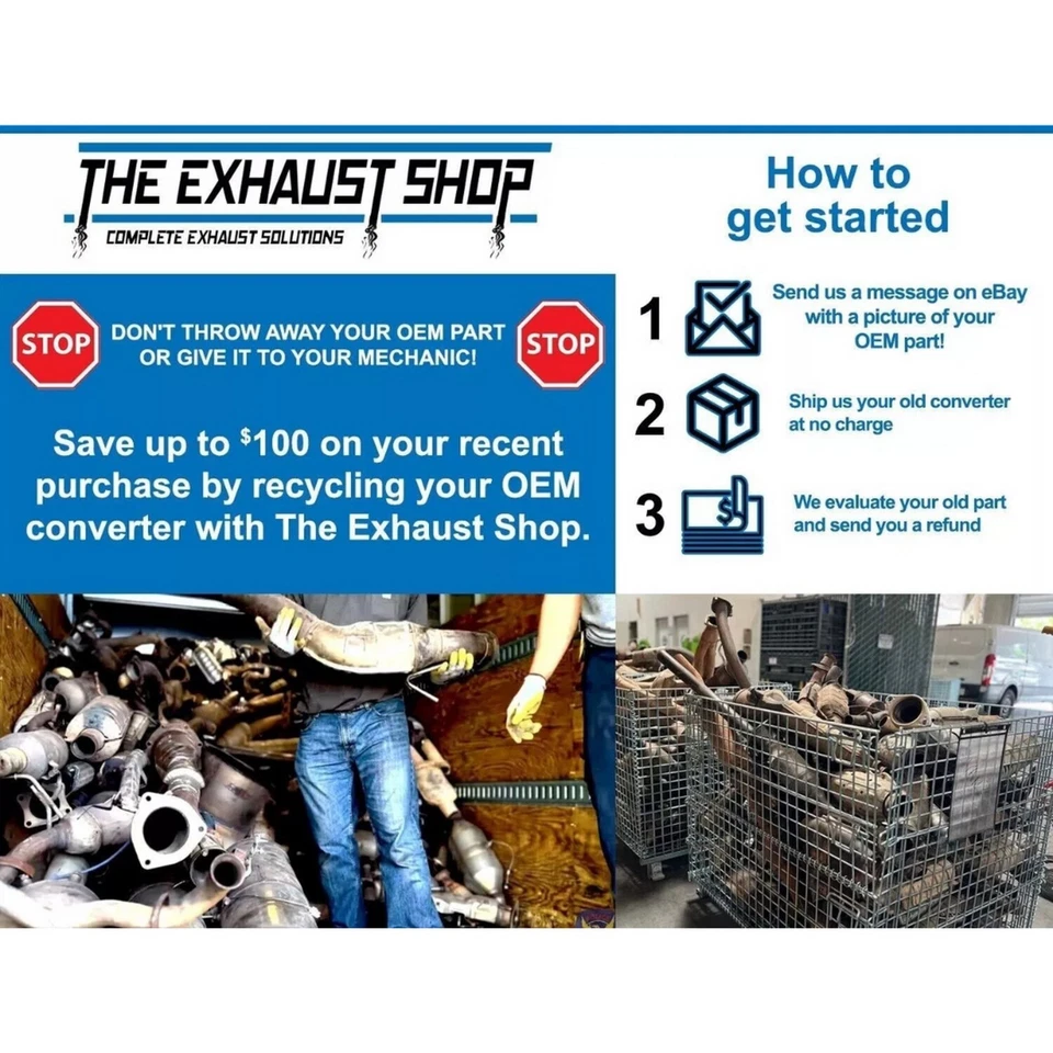 Front Flex Exhaust Pipe for 2010-2013 Suzuki SX4 2.0L Brand New Free Gaskets - Image 2 of 4