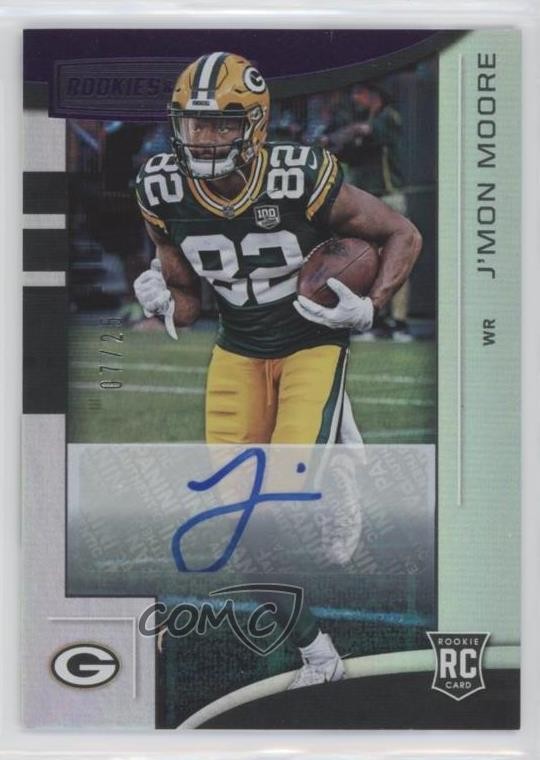 2018 Rookies & Stars Longevity Purple Signatures 7/25 J'Mon Moore Auto RC e6p