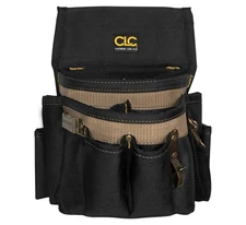 CLC Custom Leathercraft 1505 Electrician's Tool Pouch, 10-Pocket