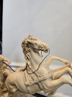 Roman Chariot Horse A Santini Sculptor Classic Figure Sculpture