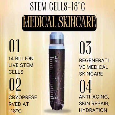Medical-Grade Stem Cell Skincare | -18°C Cryopreserved Serum