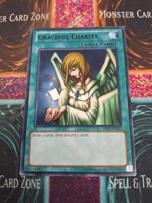 Yugioh Graceful Charity BP02-EN137 Black Rare Unlimited Near Mint