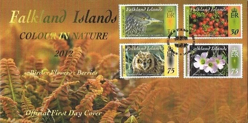 falkland islands 2012 colour in nature FDC