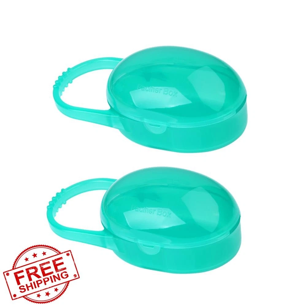 AKOAK 2 Pack Green Pacifier Box