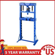 Hydraulic Shop Press 12 Ton Heavy Duty H-frame Floor Press With Press Plates Hydraulic Shop Press 12 Ton Heavy Duty H-frame Floor Press With Press Plates