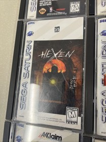 Sega Saturn Game Lot Of 9. Hexen, Shinobi Legions, Last Bronx, Darius Gaiden