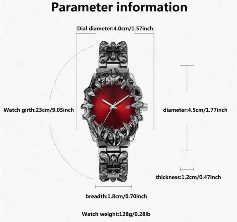 Reloj Claw Elegante Declaración Muy Destacado ¡Recibirá Mucha Atención! Foto 2 de 2