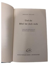 Und die Bibel hat doch recht - Werner Keller Religionsbuch Deutsch