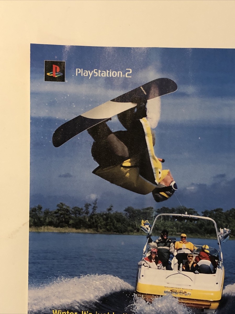 2001 Cool Boarders PPINT AD Video Game Promo Advertisement VTG