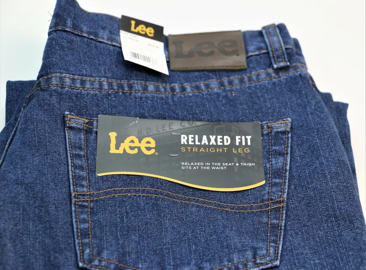 Lee Men's Relaxed Fit Fleece Lined Straight Leg Jean