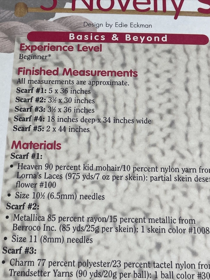 Bufanda 5 diseños novedosos patrón tejido casa de abedules blancos Foto 4 de 4