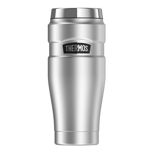 Nuevo vaso de viaje aislado al vacío THERMOS acero inoxidable King S/Steel 470 ml - Imagen 4 de 4