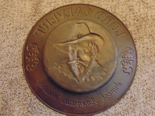 Vintage Lord Calvert Superb American Whiskey Wall Brass Advertising Plaque - Picture 7 of 11
