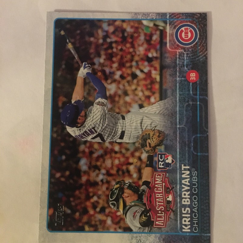 2015 Topps Update Kris Bryant All-Star Game Rookie RC #US242 Cubs