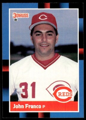1988 Donruss #123 John Franco Pitcher Cincinnati Reds FREE shipping | eBay